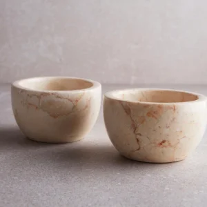 Marble Pinch Bowl (Cream)（大理石捏碗（奶油色））